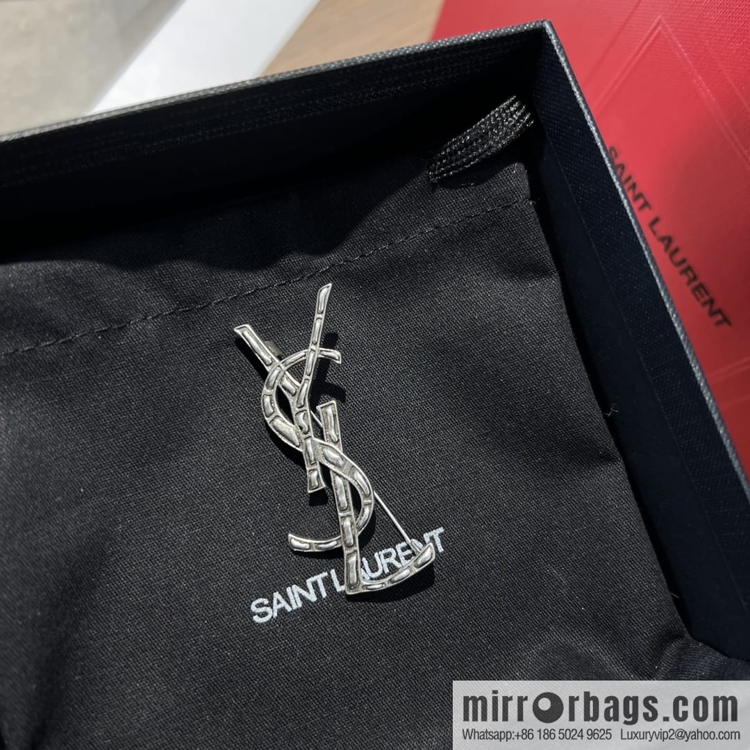 Saint Laurent YSL brooch