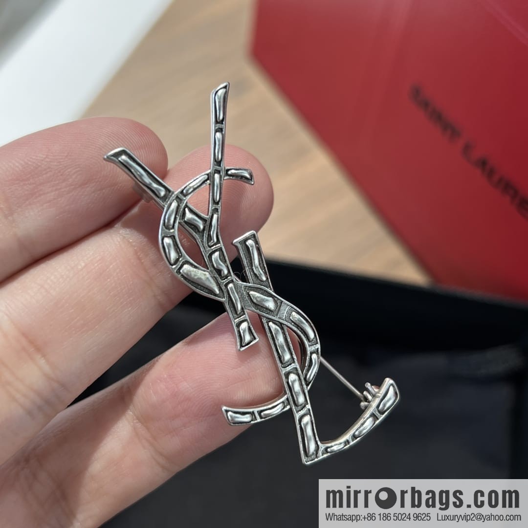 Saint Laurent YSL brooch