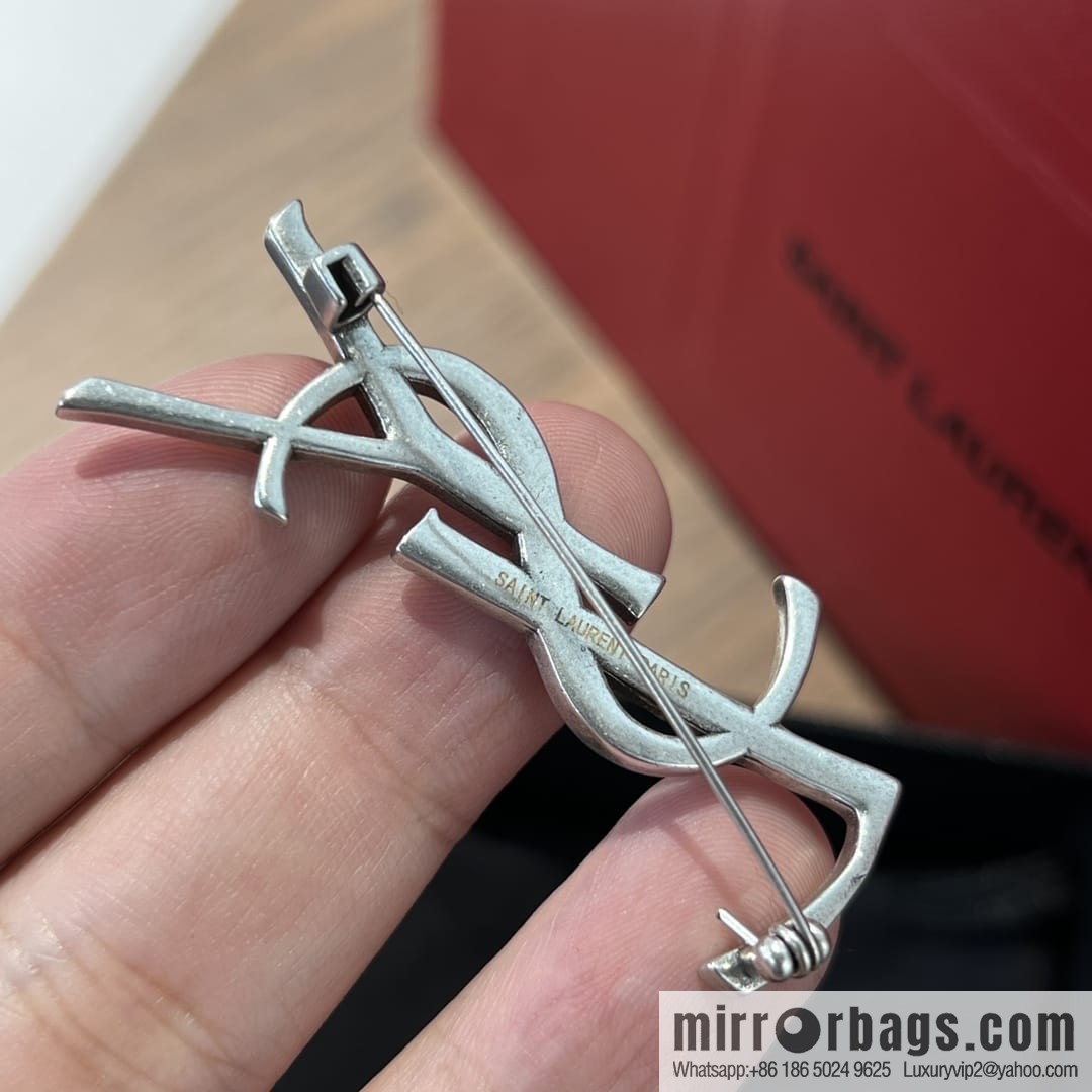 Saint Laurent YSL brooch