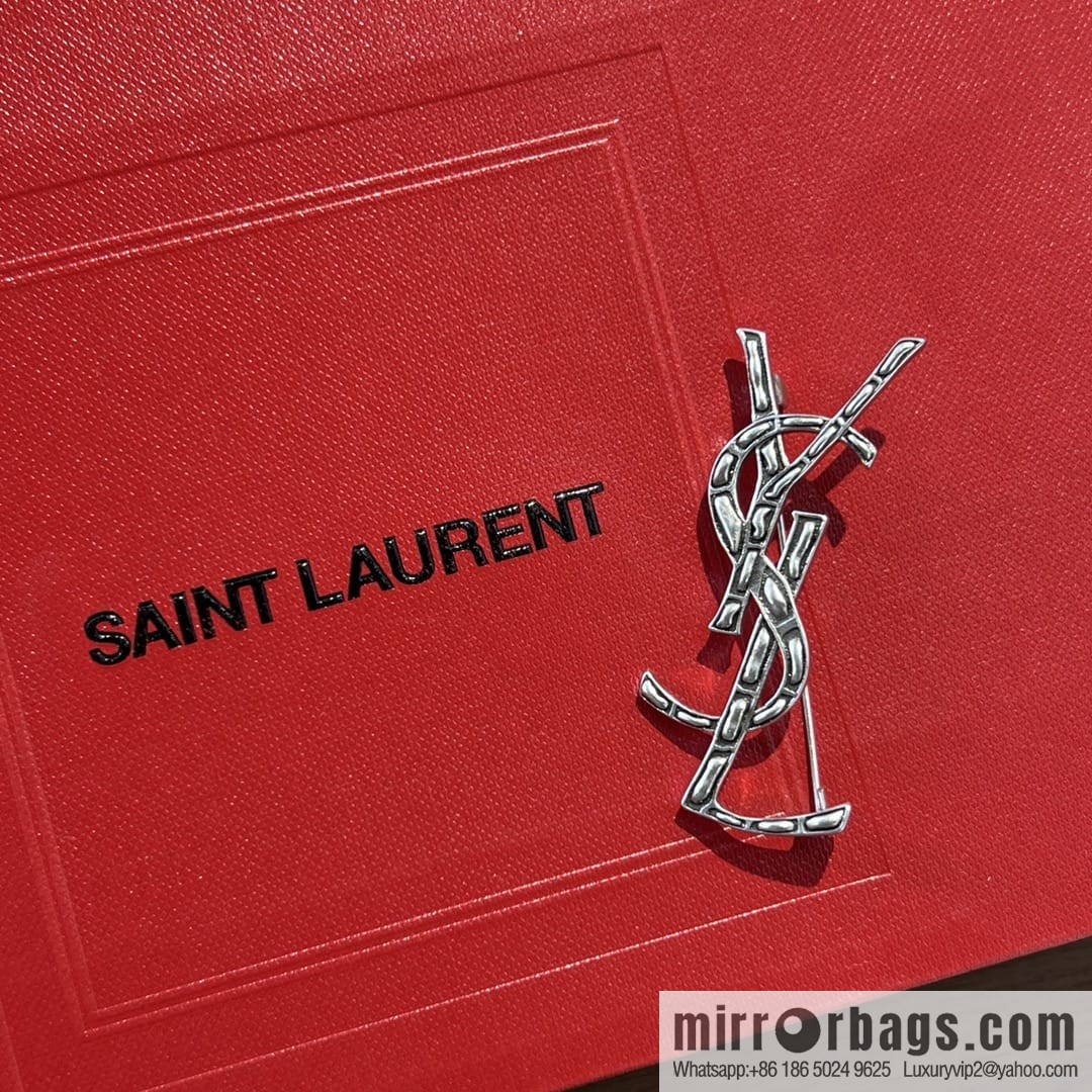 Saint Laurent YSL brooch