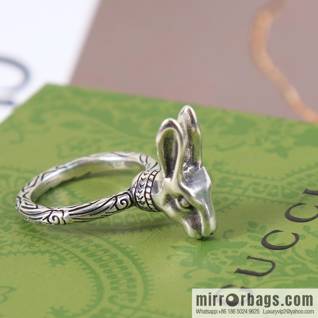 New Gucci gucci rabbit head ring