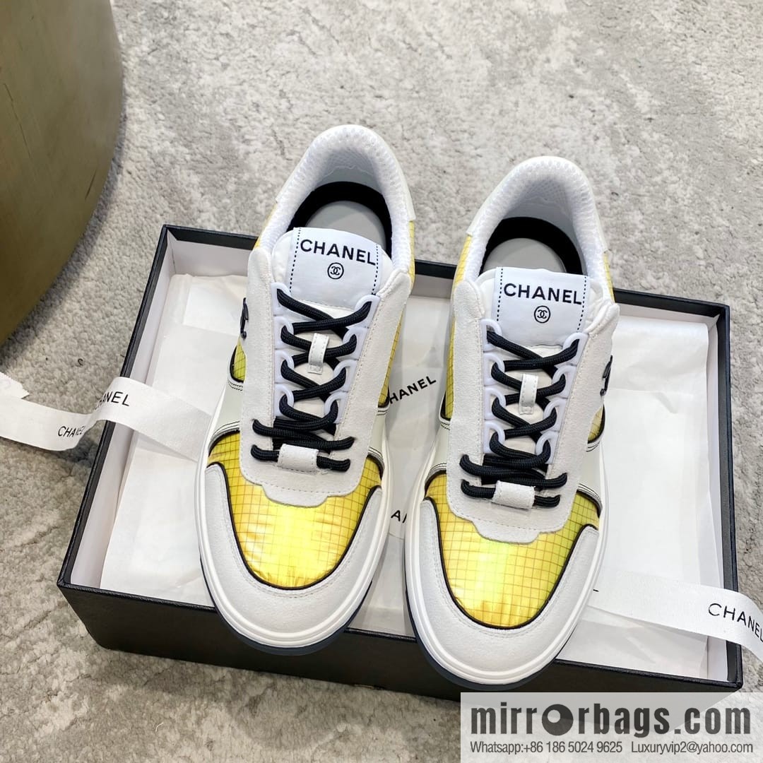 Chanel Chanel 2023 original custom elephant pattern calfskin sneakers