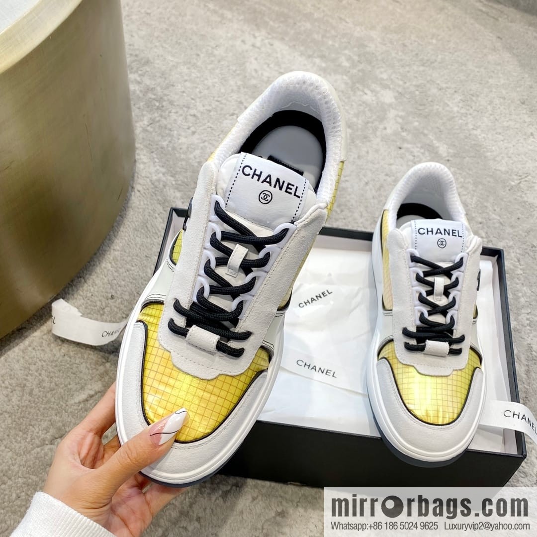 Chanel Chanel 2023 original custom elephant pattern calfskin sneakers