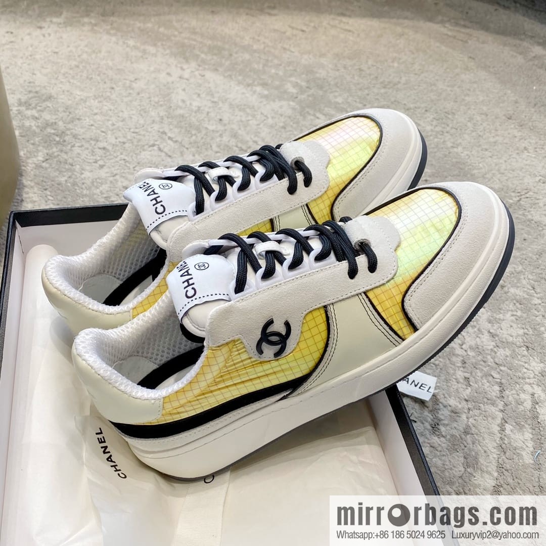 Chanel Chanel 2023 original custom elephant pattern calfskin sneakers