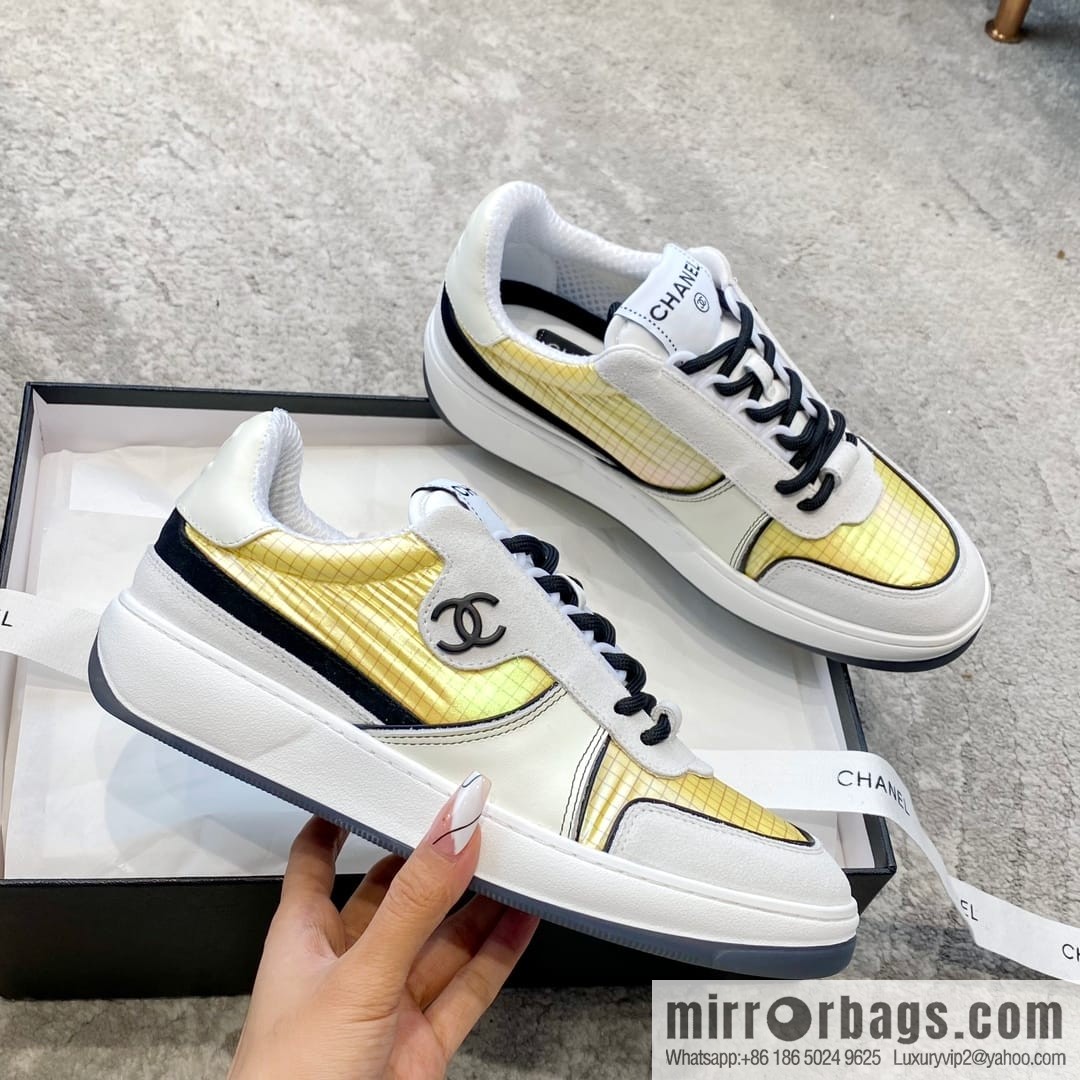 Chanel Chanel 2023 original custom elephant pattern calfskin sneakers
