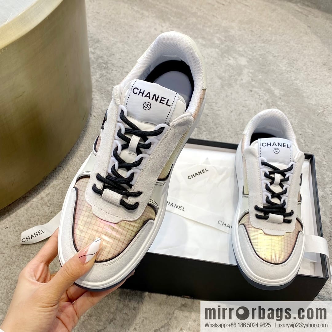 Chanel Chanel 2023 original custom elephant pattern calfskin sneakers