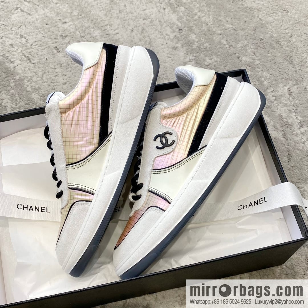 Chanel Chanel 2023 original custom elephant pattern calfskin sneakers