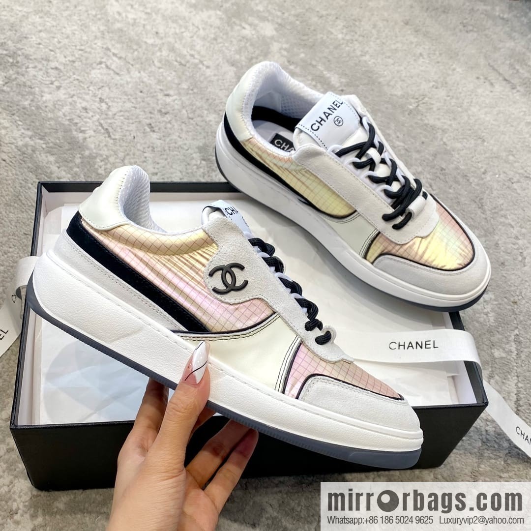Chanel Chanel 2023 original custom elephant pattern calfskin sneakers