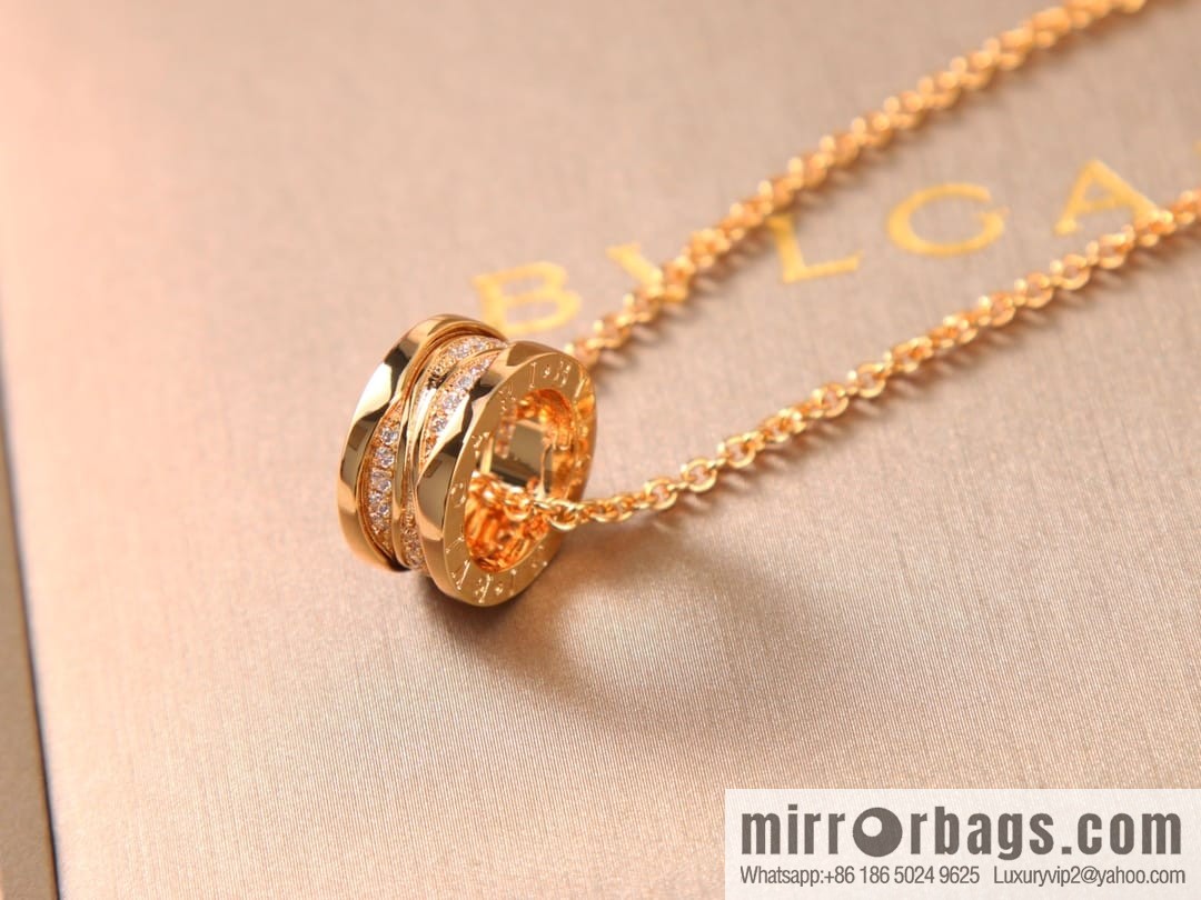 BVLGARI Bulgari threaded diamond necklace