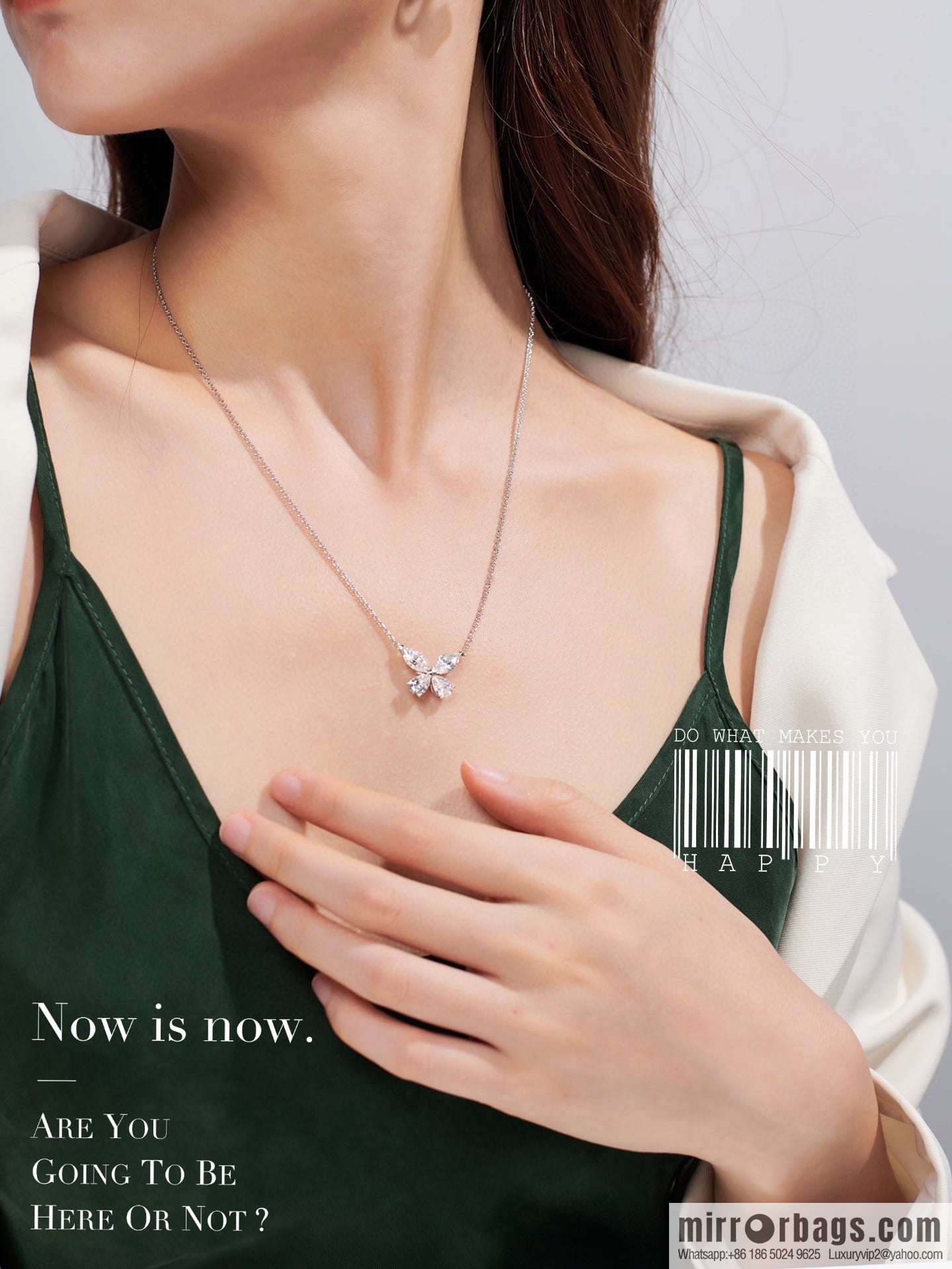 GRAFF Graff Butterfly Horse Eye Diamond Necklace