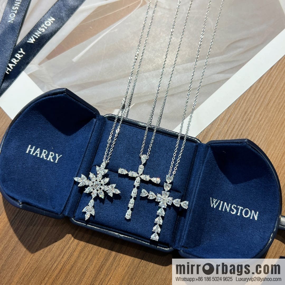 HARRY WINSTON HW Harry Winston cross Cross necklace