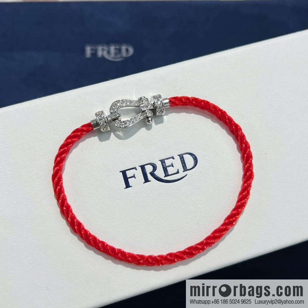 Fred red rope bracelet
