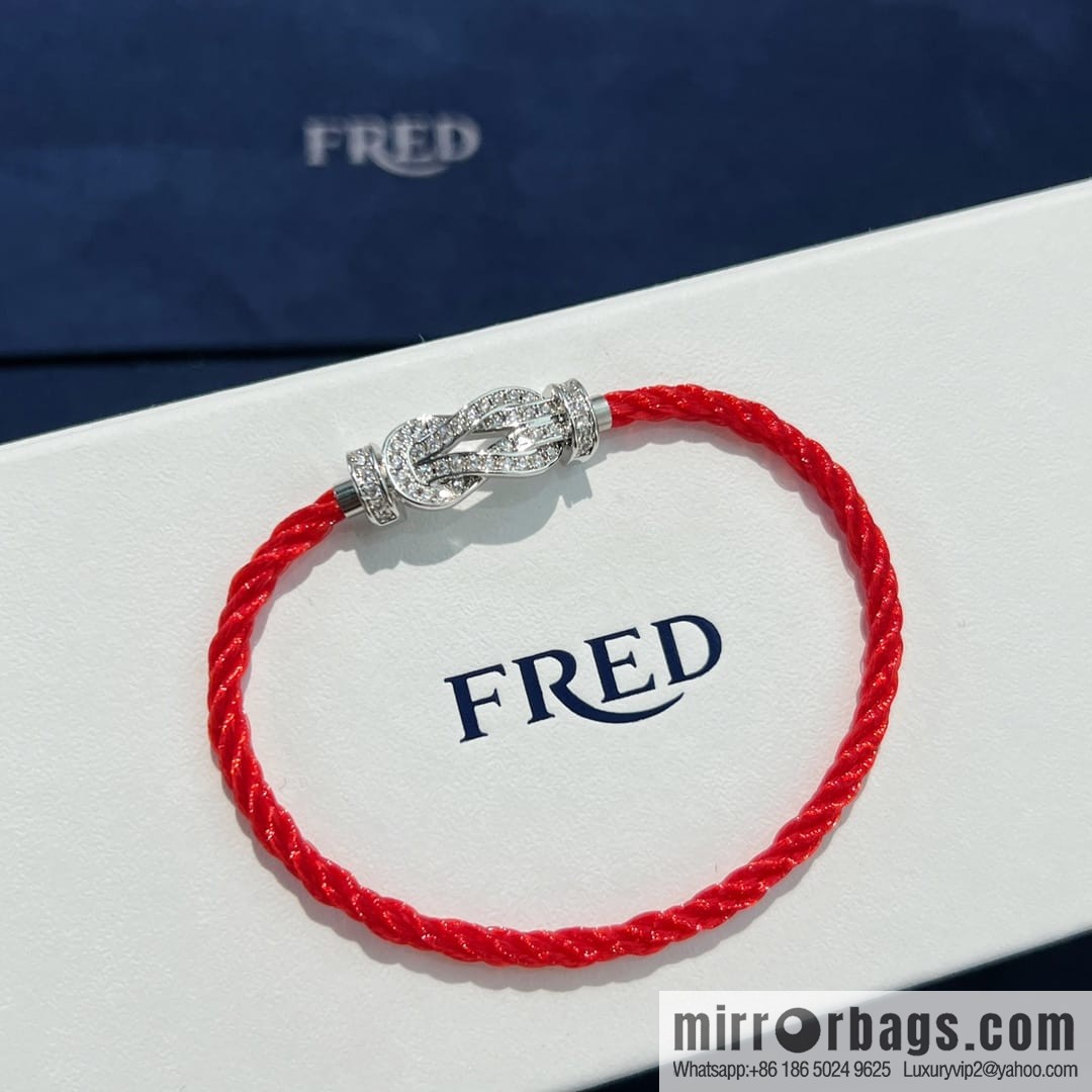 Fred red rope bracelet