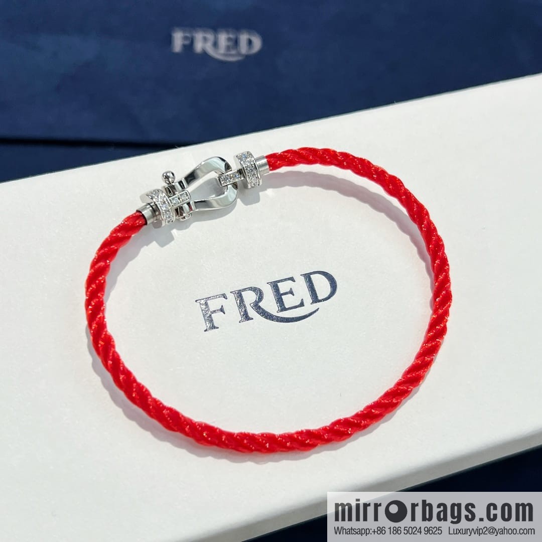 Fred red rope bracelet