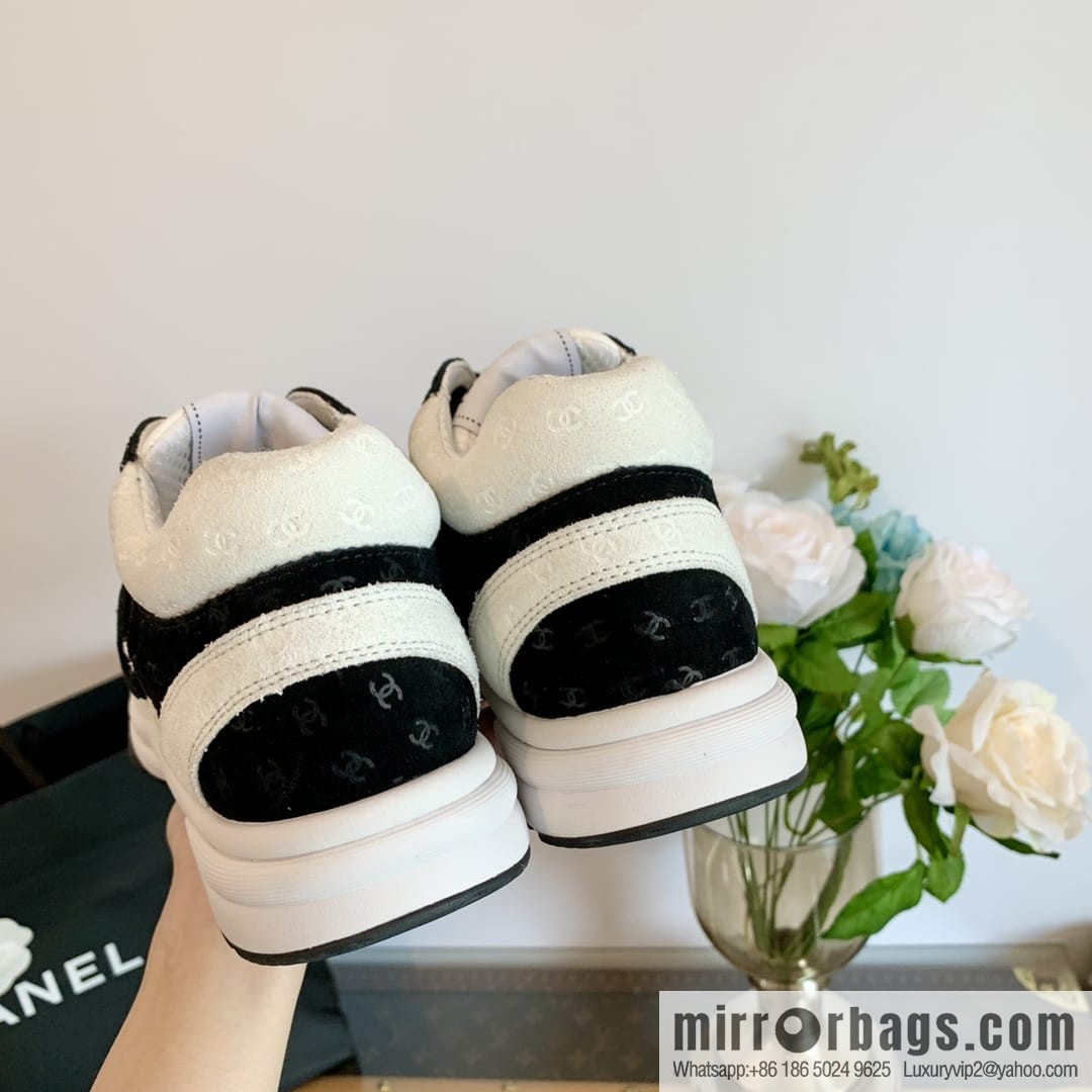 Chanel embossing logo panda 🐼 sneakers