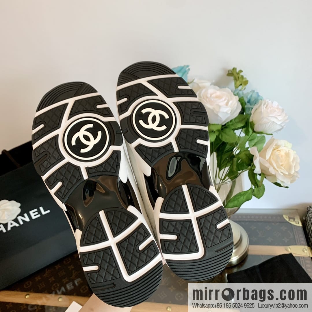 Chanel embossing logo panda 🐼 sneakers