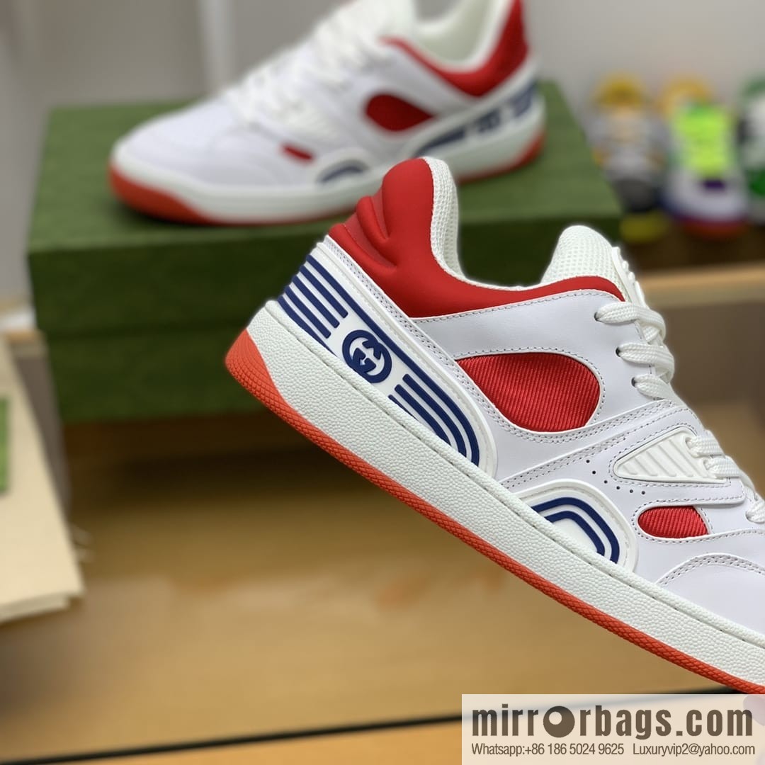 Gucci Gucci uses leather + breathable mesh iconic His & Hers sneakers