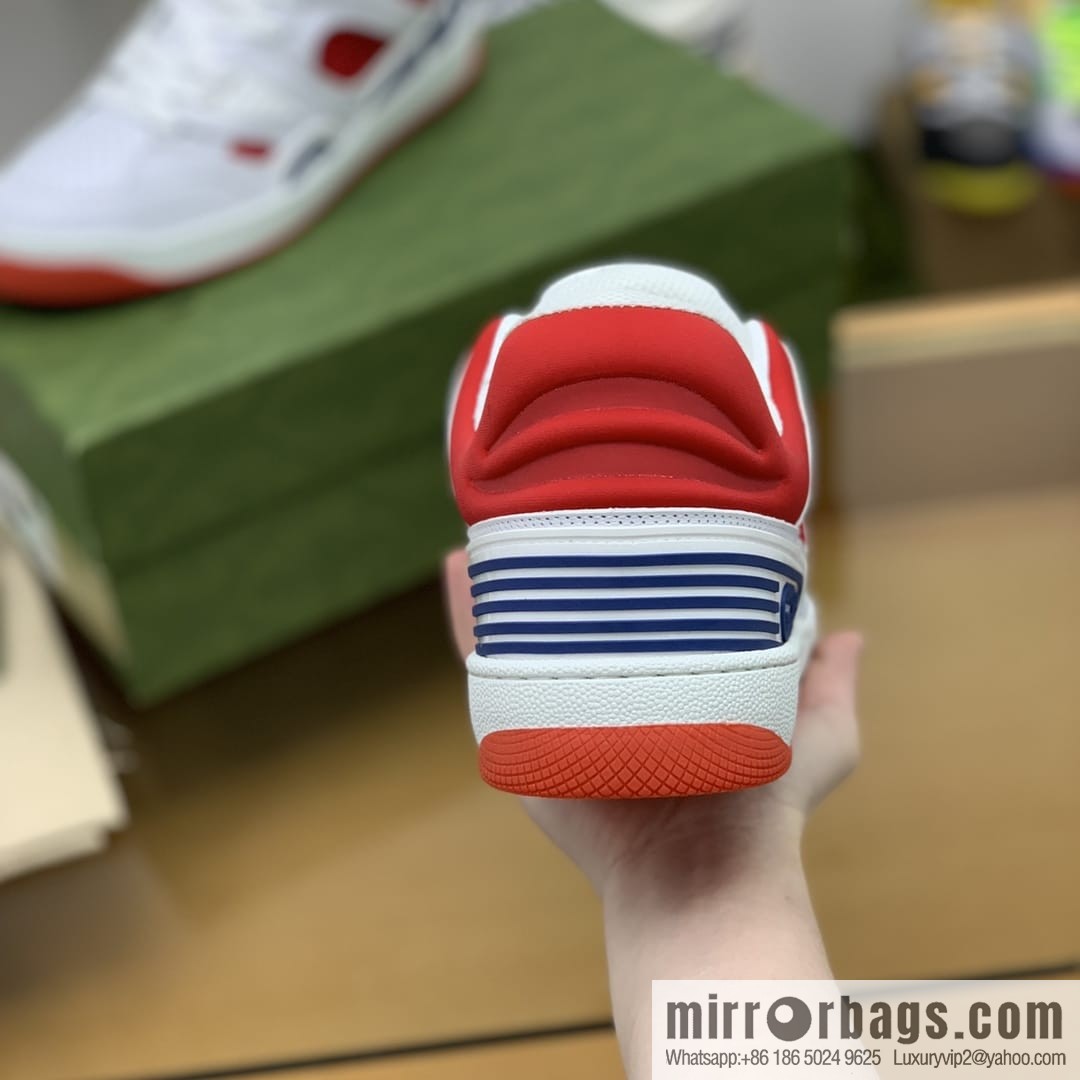 Gucci Gucci uses leather + breathable mesh iconic His & Hers sneakers