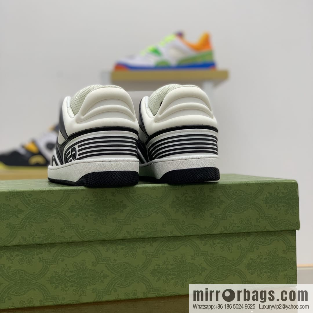 Gucci Gucci uses leather + breathable mesh iconic His & Hers sneakers