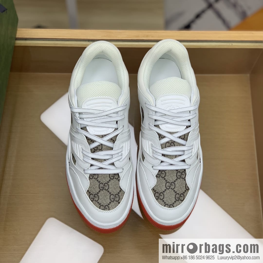 Gucci Gucci uses leather + breathable mesh iconic His & Hers sneakers