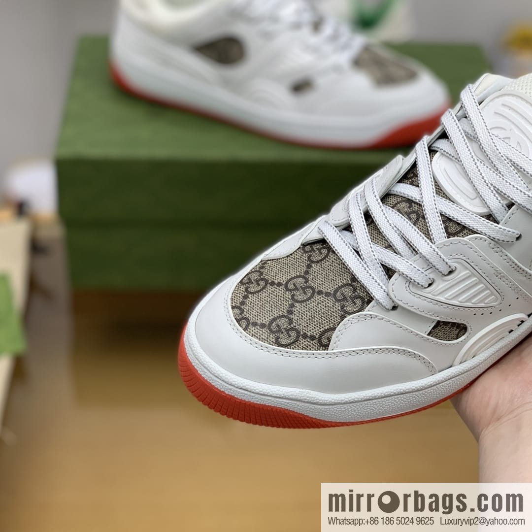 Gucci Gucci uses leather + breathable mesh iconic His & Hers sneakers