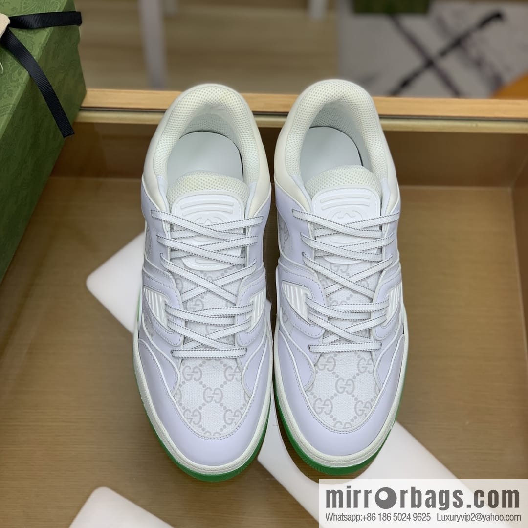 Gucci Gucci uses leather + breathable mesh iconic His & Hers sneakers