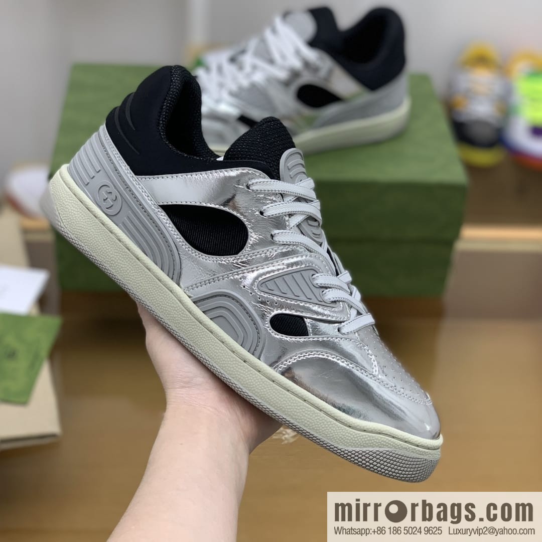Gucci Gucci uses leather + breathable mesh iconic His & Hers sneakers