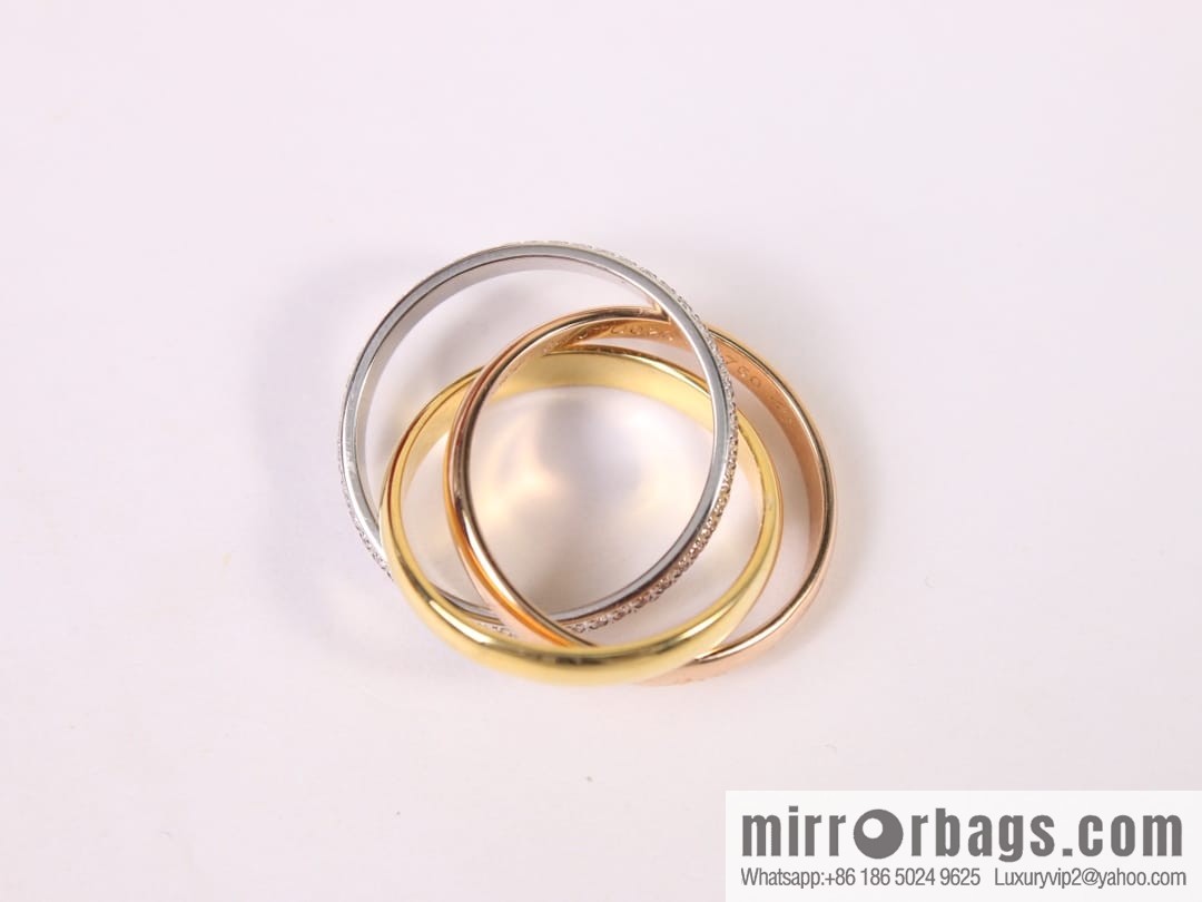 Cartier Trinity series three-color three-ring