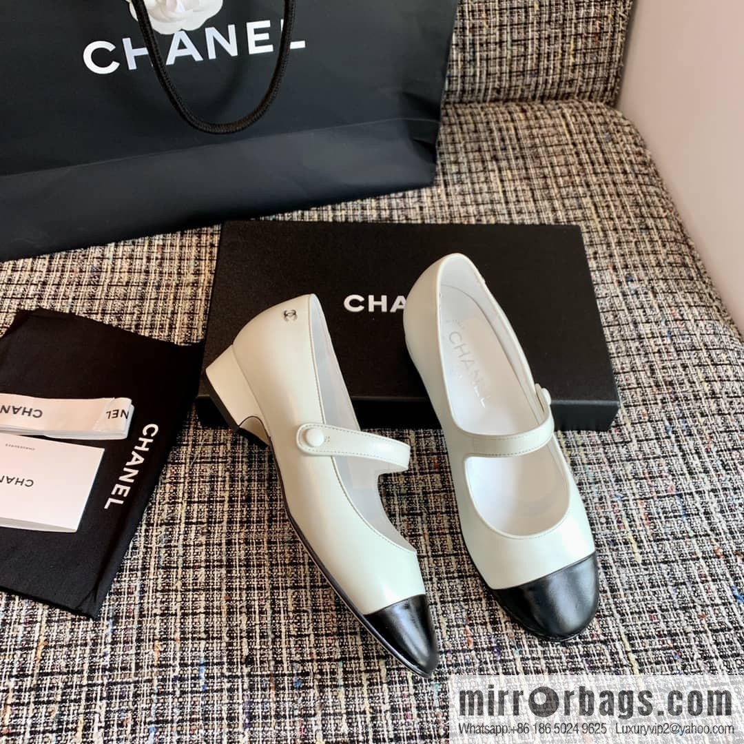Chanel Xiaoxiang classic low heel, Mary Jane single shoes
