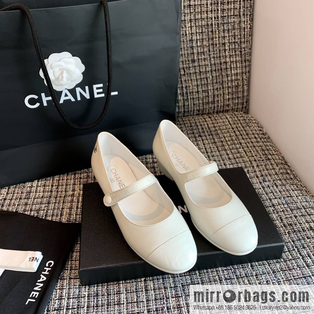 Chanel Xiaoxiang classic low heel, Mary Jane single shoes
