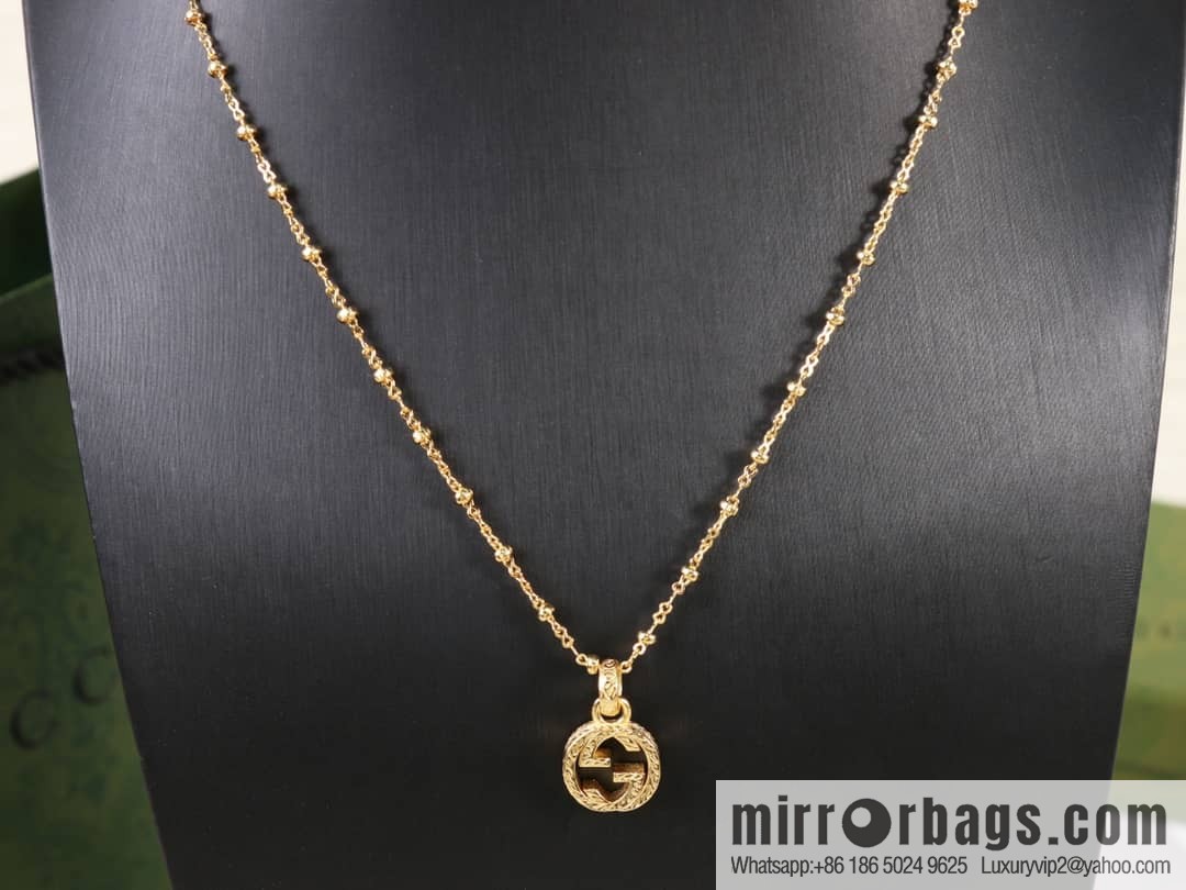New Gucci gucci double G necklace