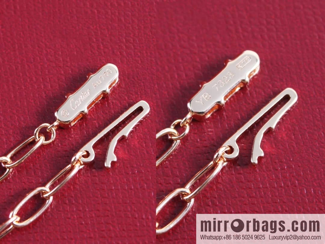 Cartier Cartier new full diamond nail necklace