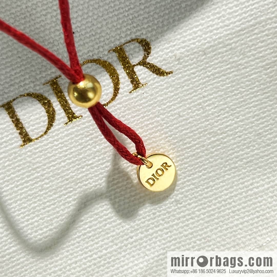DIOR Dior rabbit 🐰 red rope bracelet hand rope