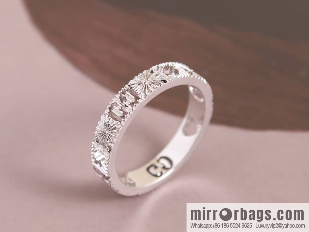 New gucci Gucci lcon series double G ring