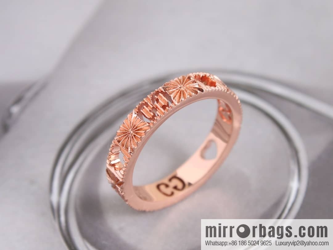 New gucci Gucci lcon series double G ring