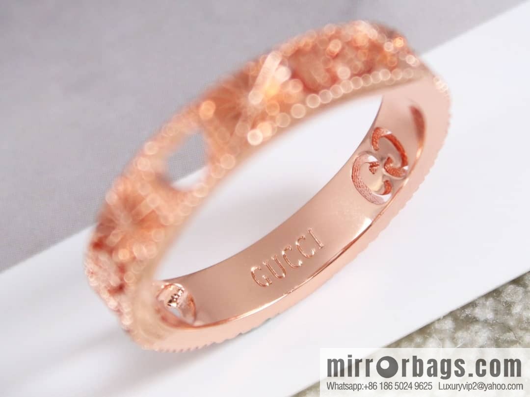 New gucci Gucci lcon series double G ring