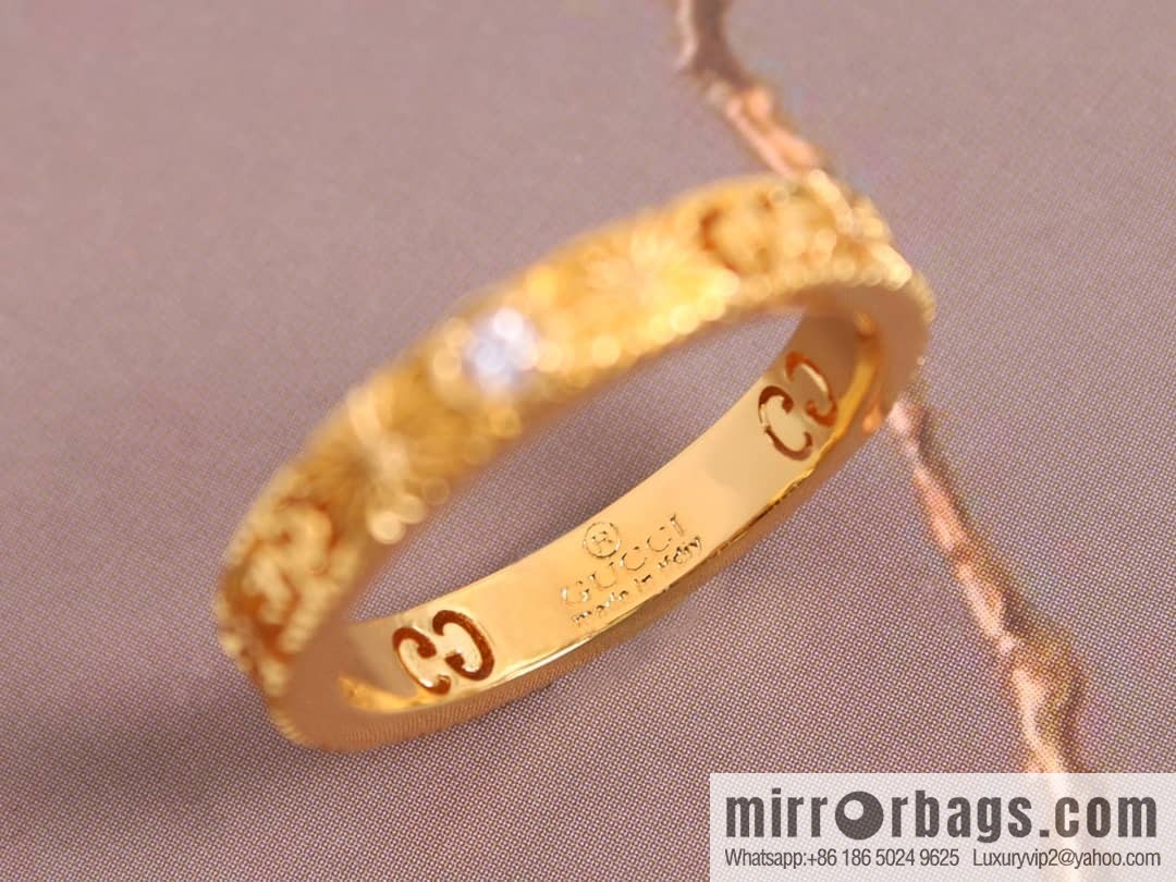 New gucci Gucci lcon series double G ring