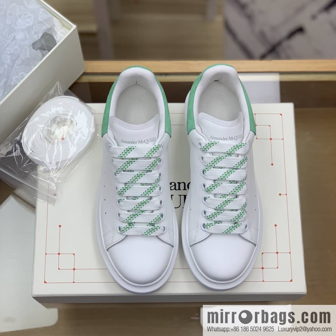 McQueen [MQ Avocado Green Fleece Tail] Upgraded MQ~ Unisex sneakers of the same style