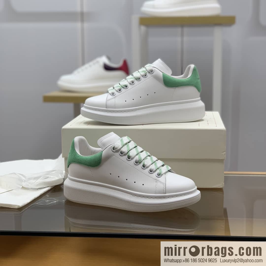 McQueen [MQ Avocado Green Fleece Tail] Upgraded MQ~ Unisex sneakers of the same style