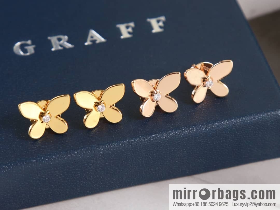 GRAFF butterfly stud earrings