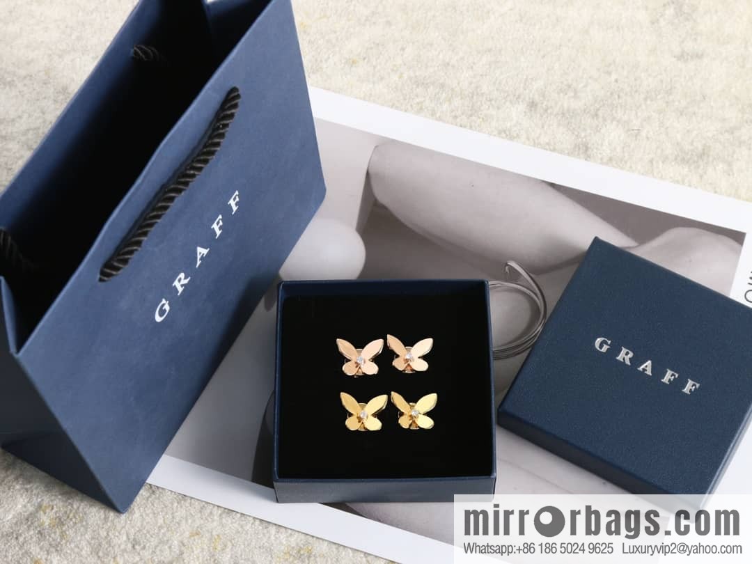 GRAFF butterfly stud earrings