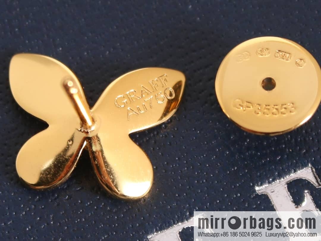 GRAFF butterfly stud earrings