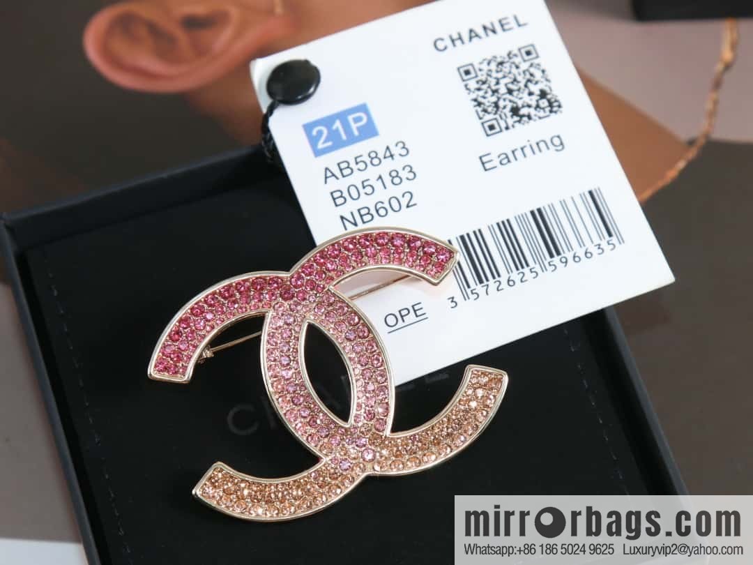 New ☑️ CHANEL Chanel double c full diamond brooch