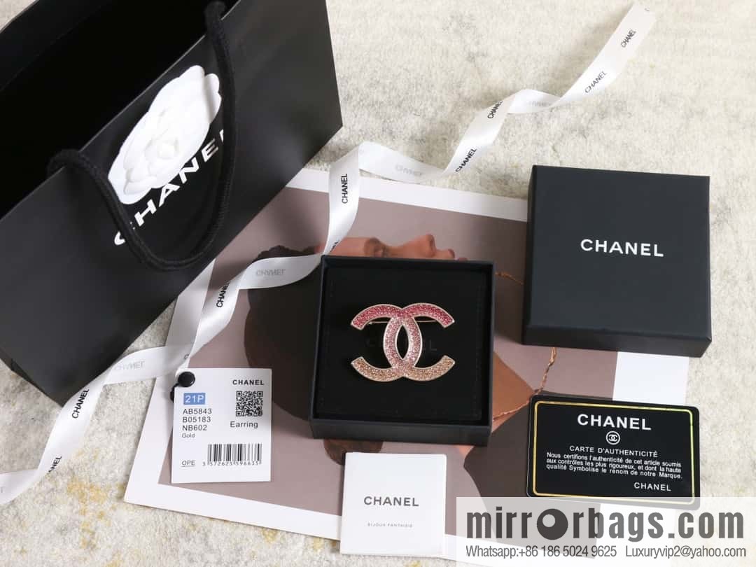 New ☑️ CHANEL Chanel double c full diamond brooch