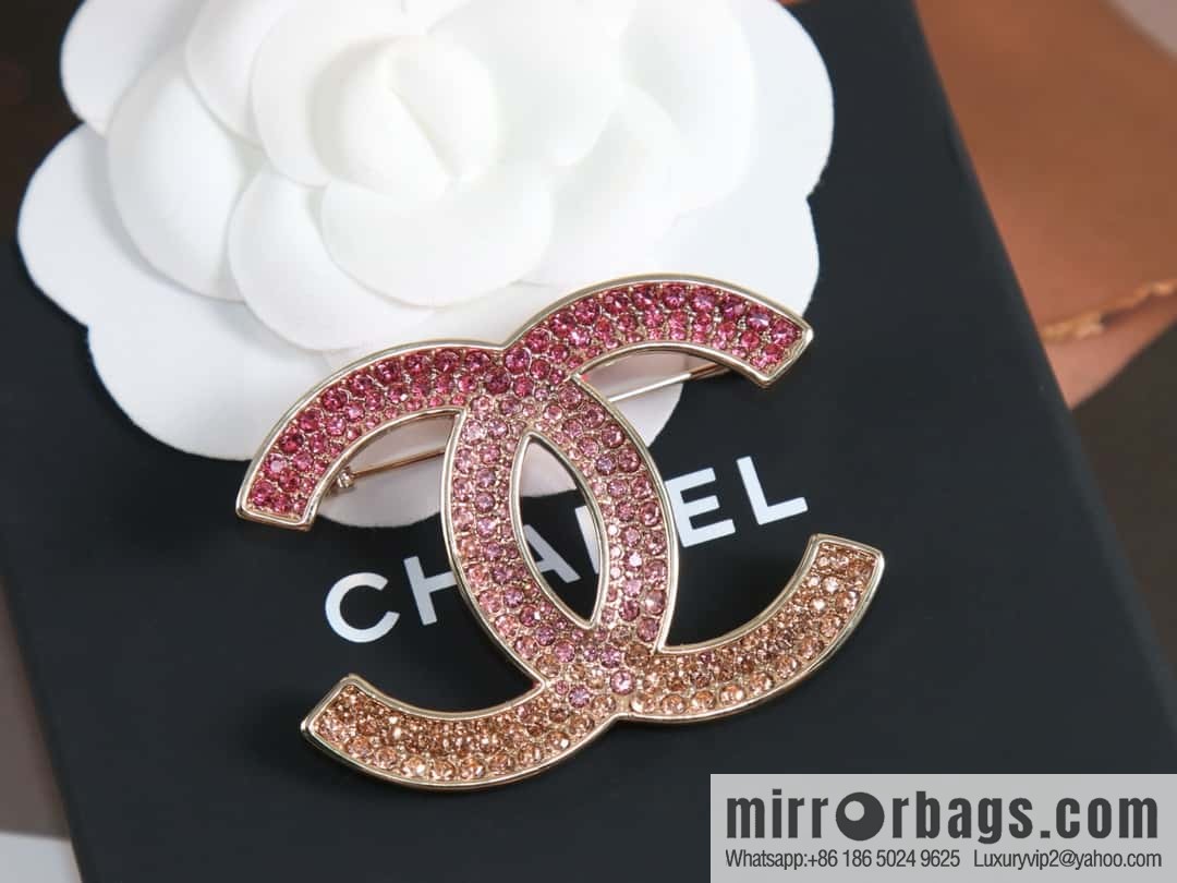 New ☑️ CHANEL Chanel double c full diamond brooch