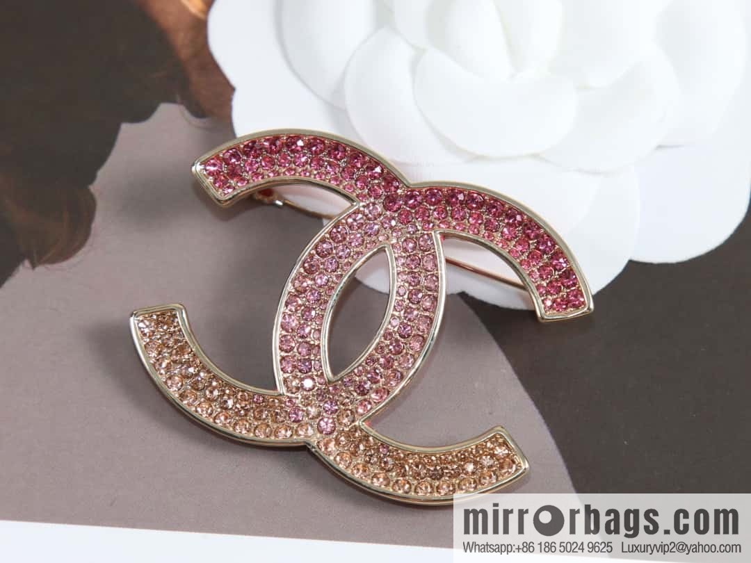 New ☑️ CHANEL Chanel double c full diamond brooch