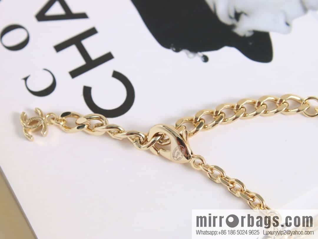 New ☑️ CHANEL Chanel double c full diamond perfume bottle necklace