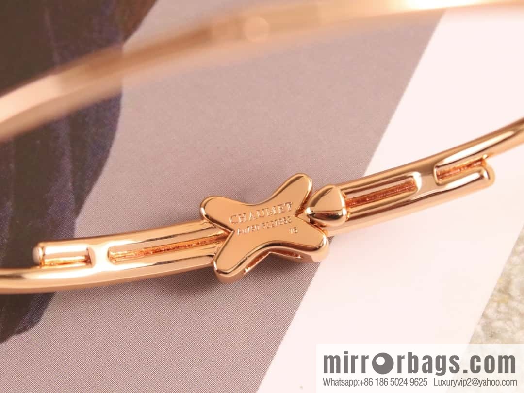 CHAUMET Jeux de Liens Edge Collection • Lifetime Collection • Edge, Full Diamond Cross Bracelet, Bracelet
