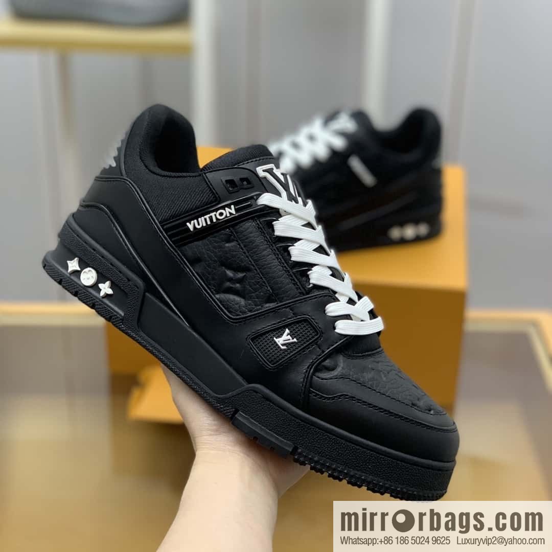 LV/Louis Vuitton latest men's casual sports basketball shoes