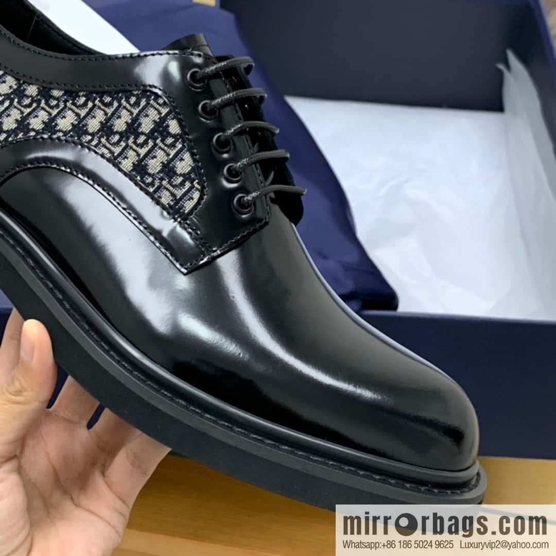 DIOR Dior selected leather made men's derby shoes